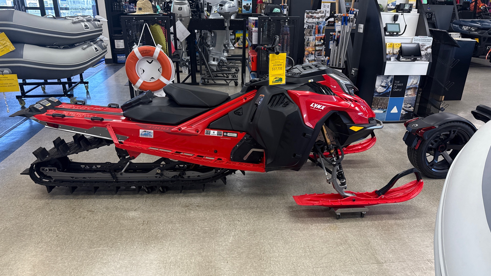 2023 Lynx Shredder DS 3900 Turbo R SHOT 3.0"